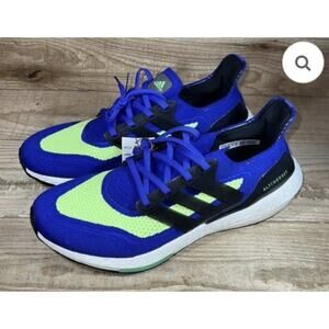 Adidas UltraBoost Blue Green Colorway Running Shoes Mens 8 NEW Fast Shipping
